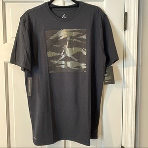 NikeDry Air Jordan Graphic Black Shirt